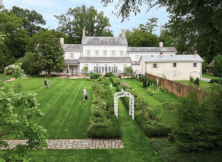 Picture of Morven Museum & Garden in summer. 